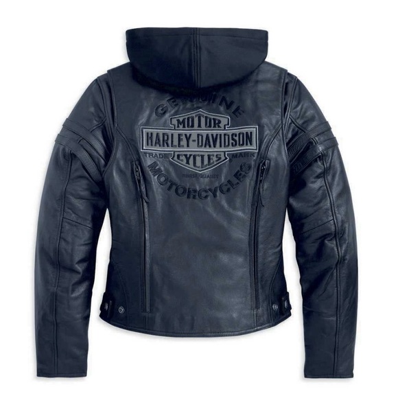 Harley Davidson Miss Enthusiast Leather Jacket - Picture 3 of 7